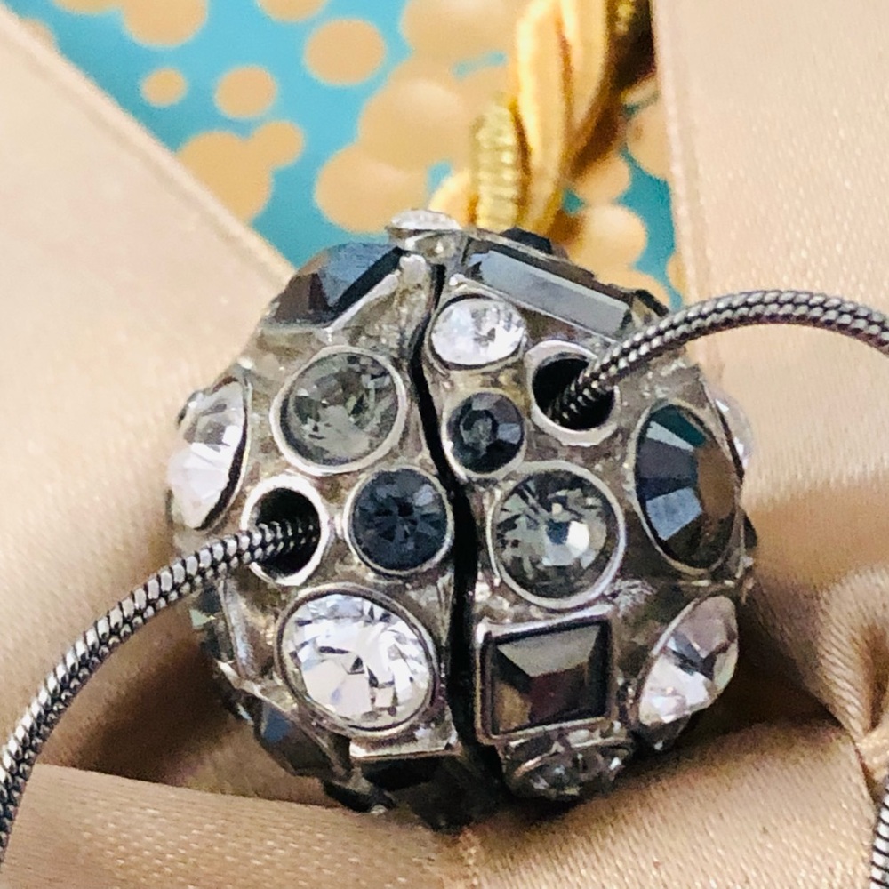 Vintage Necklace - Autograph Crystal Rhinestone Ball